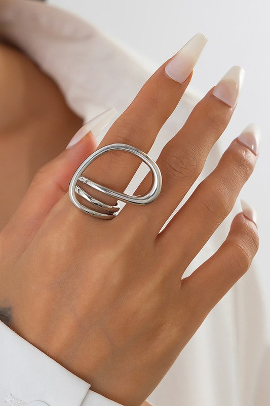 LINE CIRCLE RING