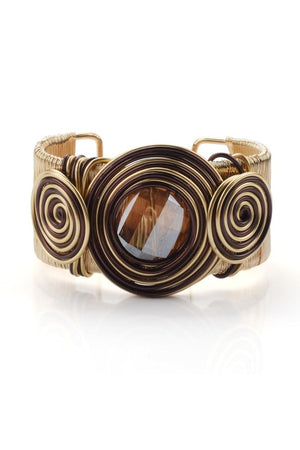 DIAMOND METAL BANGLE