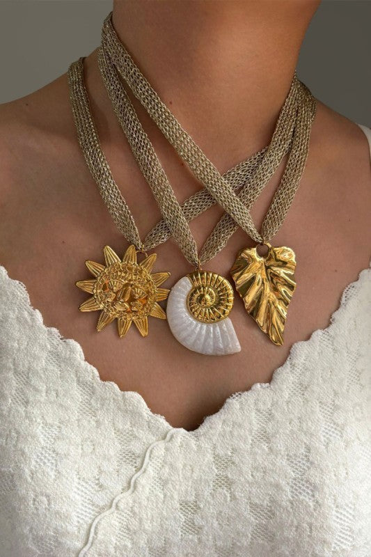GOLD MESH CHAIN