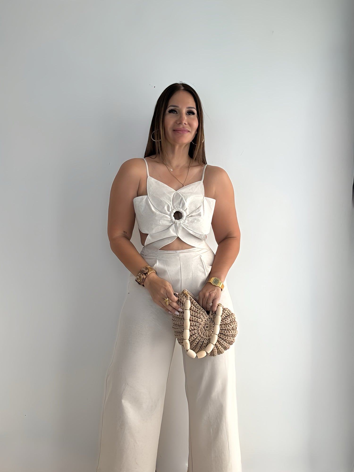 FLORAL LINEN JUMPSUIT