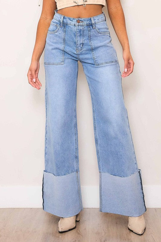 FOLDED UP JEANS