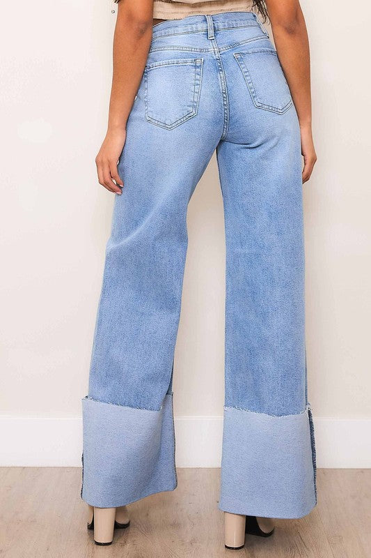 FOLDED UP JEANS