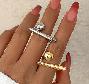 GEOMETRIC OPEN RING