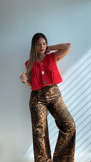 Leopard Print Pant