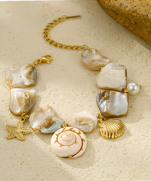 SHELL PEARL BRACELET